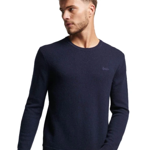 SUPERDRY ΑΝΔΡΙΚΗ ΠΛΕΚΤΗ ΜΠΛΟΥΖΑ ESSENTIAL SLIM FIT M6110564A