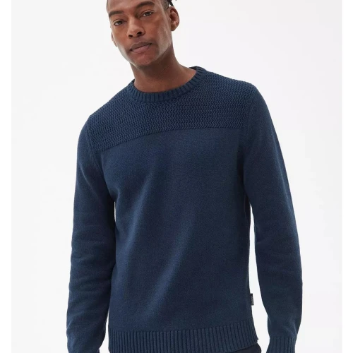 BARBOUR ΑΝΔΡΙΚΗ ΠΛΕΚΤΗ ΜΠΛΟΥΖΑ SCULL CREW MKN1441