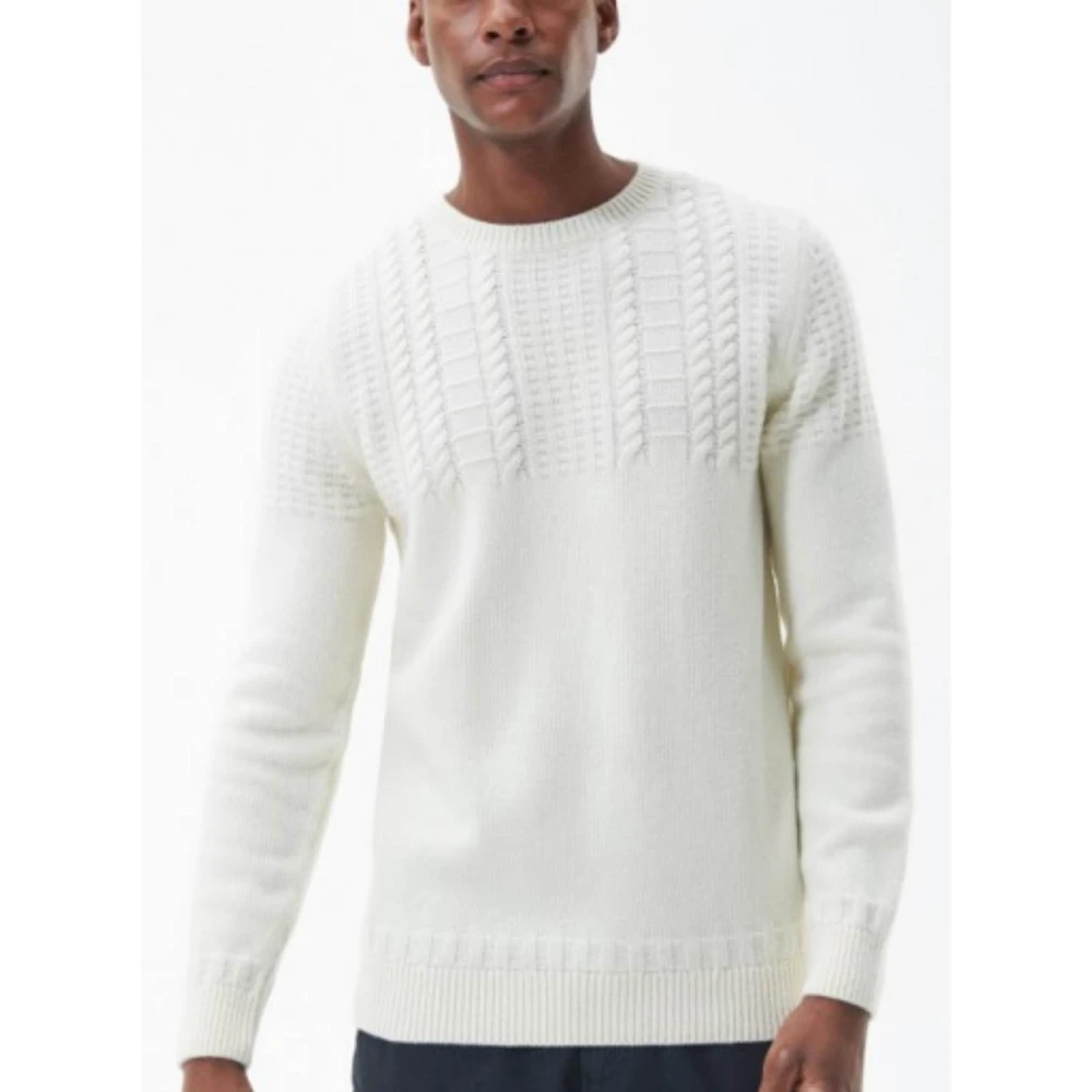 BARBOUR ΑΝΔΡΙΚΗ ΠΛΕΚΤΗ ΜΠΛΟΥΖΑ FOREMAST CREW MKN1496