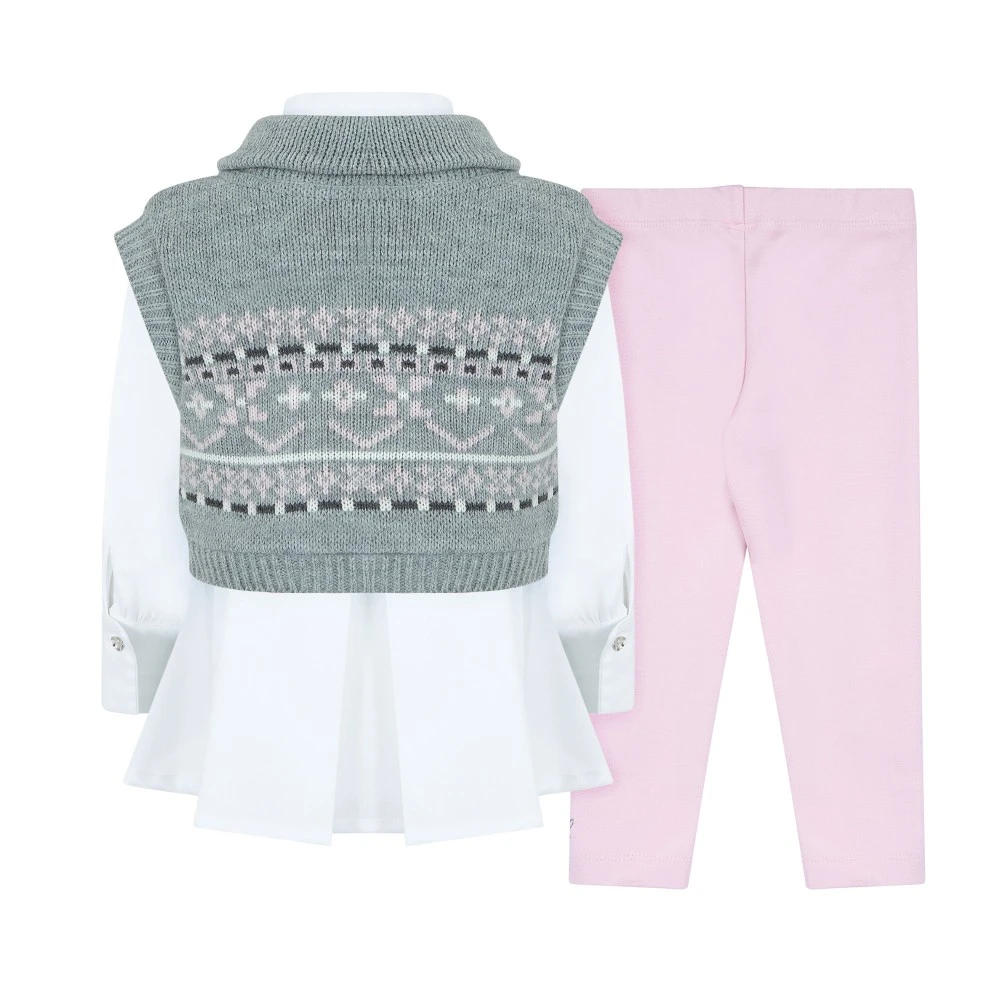 LAPIN HOUSE Παιδικό Σετ Πουκάμισο, Γιλέκο & Κολάν