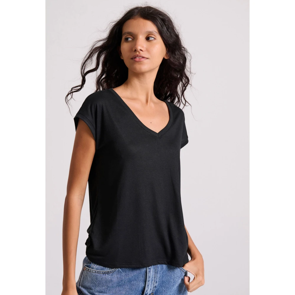 FUNKY BUDDHA Γυναικείο Μονόχρωμο T-Shirt FBL009-107-04