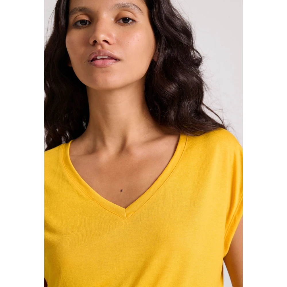 FUNKY BUDDHA Γυναικείο Μονόχρωμο T-Shirt FBL009-107-04