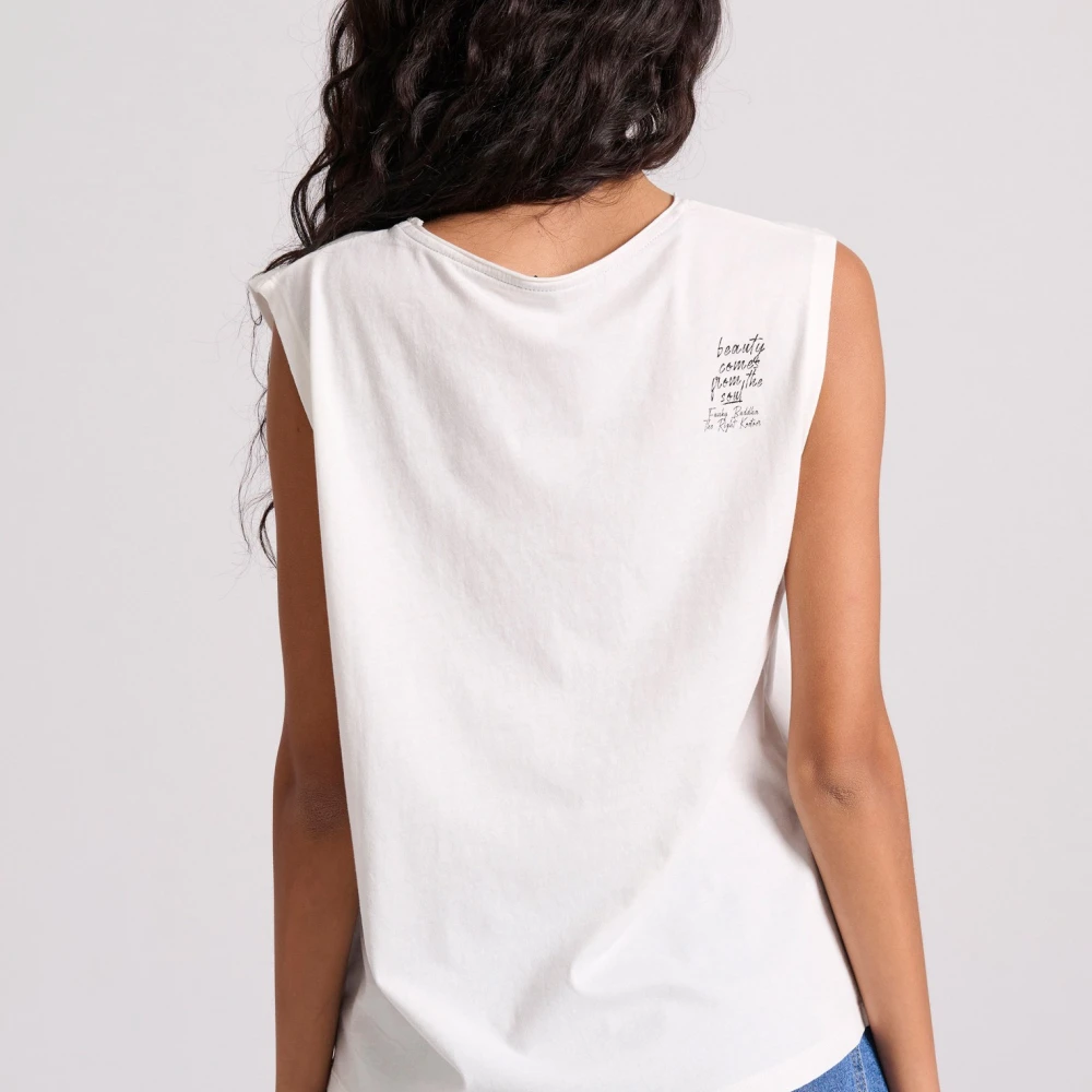 FUNKY BUDDHA Γυναικείο Αμάνικο T-Shirt FBL009-115-04