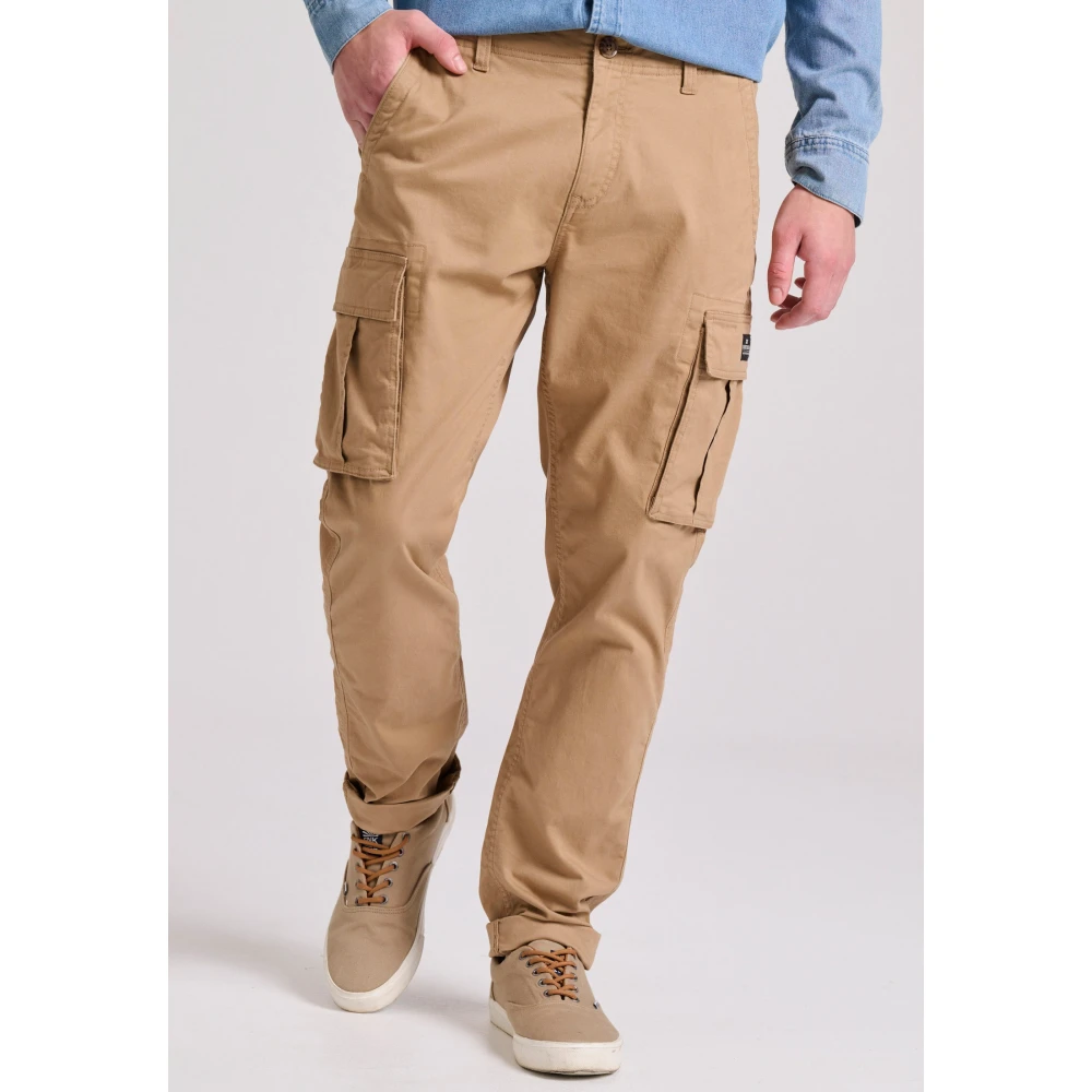 FUNKY BUDDHA Ανδρικό Comfort Cargo Παντελόνι FBM009-002-02