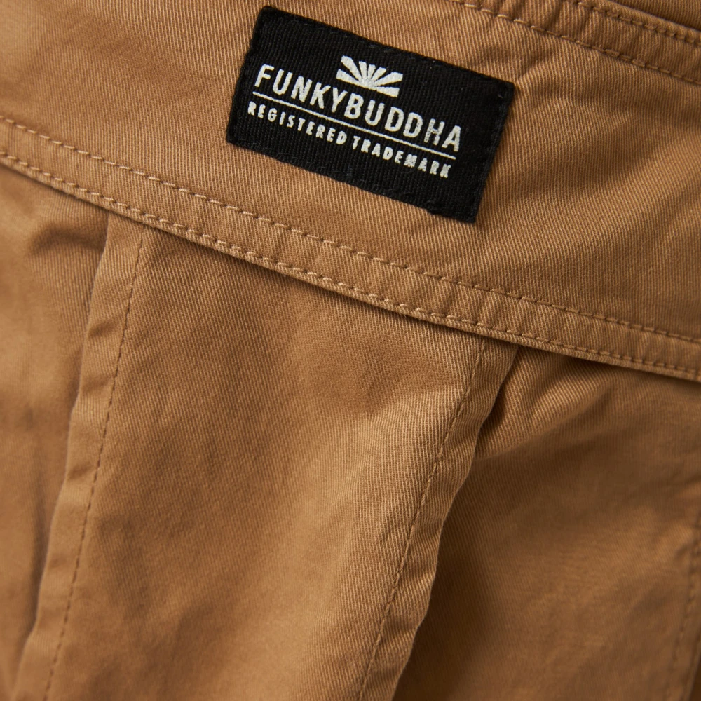 FUNKY BUDDHA Ανδρικό Comfort Cargo Παντελόνι FBM009-002-02
