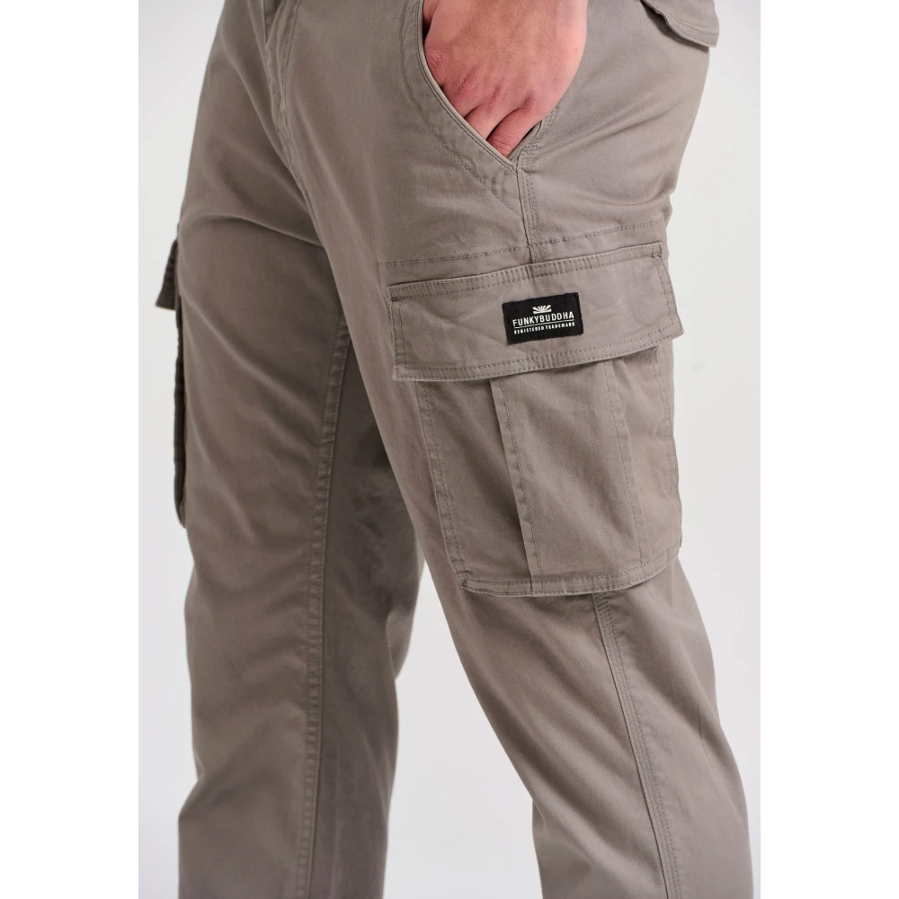 FUNKY BUDDHA Ανδρικό Comfort Cargo Παντελόνι FBM009-002-02