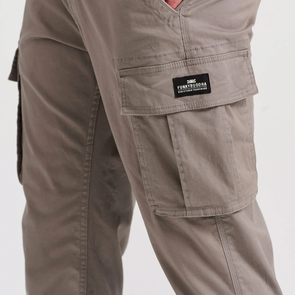 FUNKY BUDDHA Ανδρικό Comfort Cargo Παντελόνι FBM009-002-02