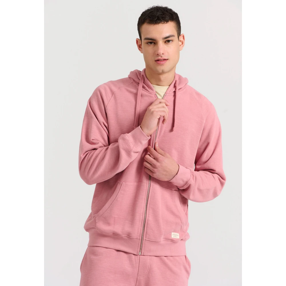 FUNKY BUDDHA Ανδρική Relaxed Fit Φούτερ Ζακέτα FBM009-003-06