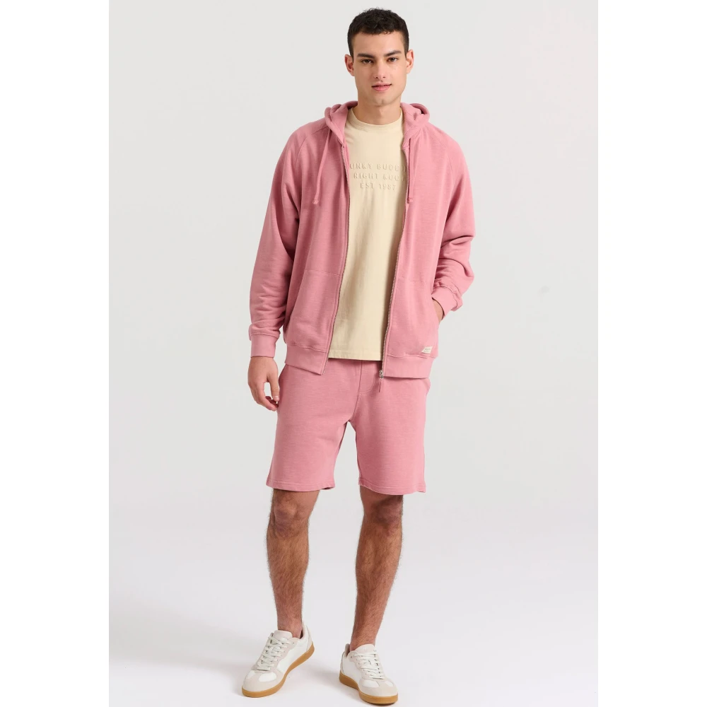 FUNKY BUDDHA Ανδρική Relaxed Fit Φούτερ Ζακέτα FBM009-003-06