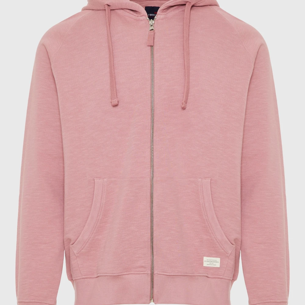 FUNKY BUDDHA Ανδρική Relaxed Fit Φούτερ Ζακέτα FBM009-003-06