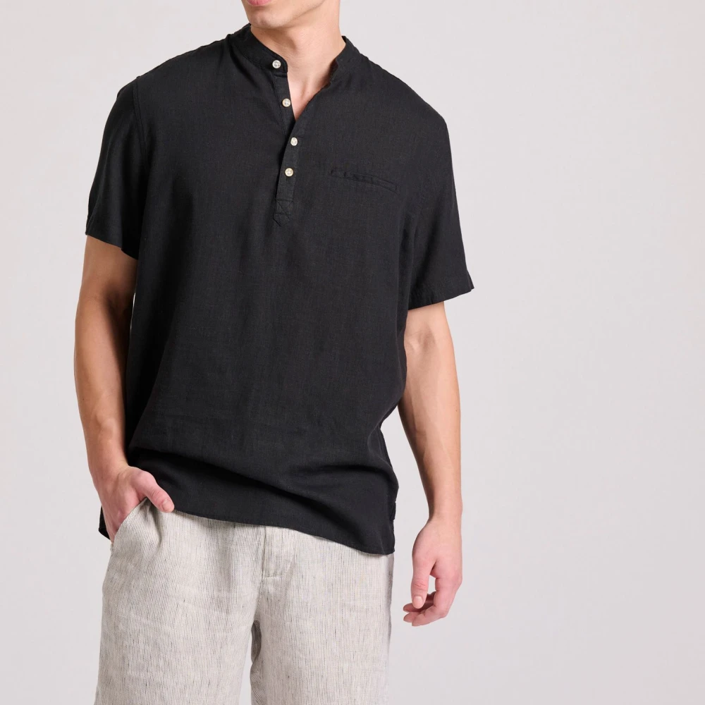 FUNKY BUDDHA Ανδρική Λινή Chino Βερμούδα FBM009-018-03