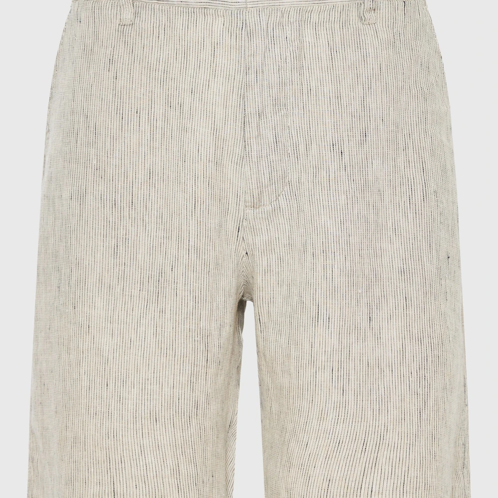 FUNKY BUDDHA Ανδρική Λινή Chino Βερμούδα FBM009-018-03