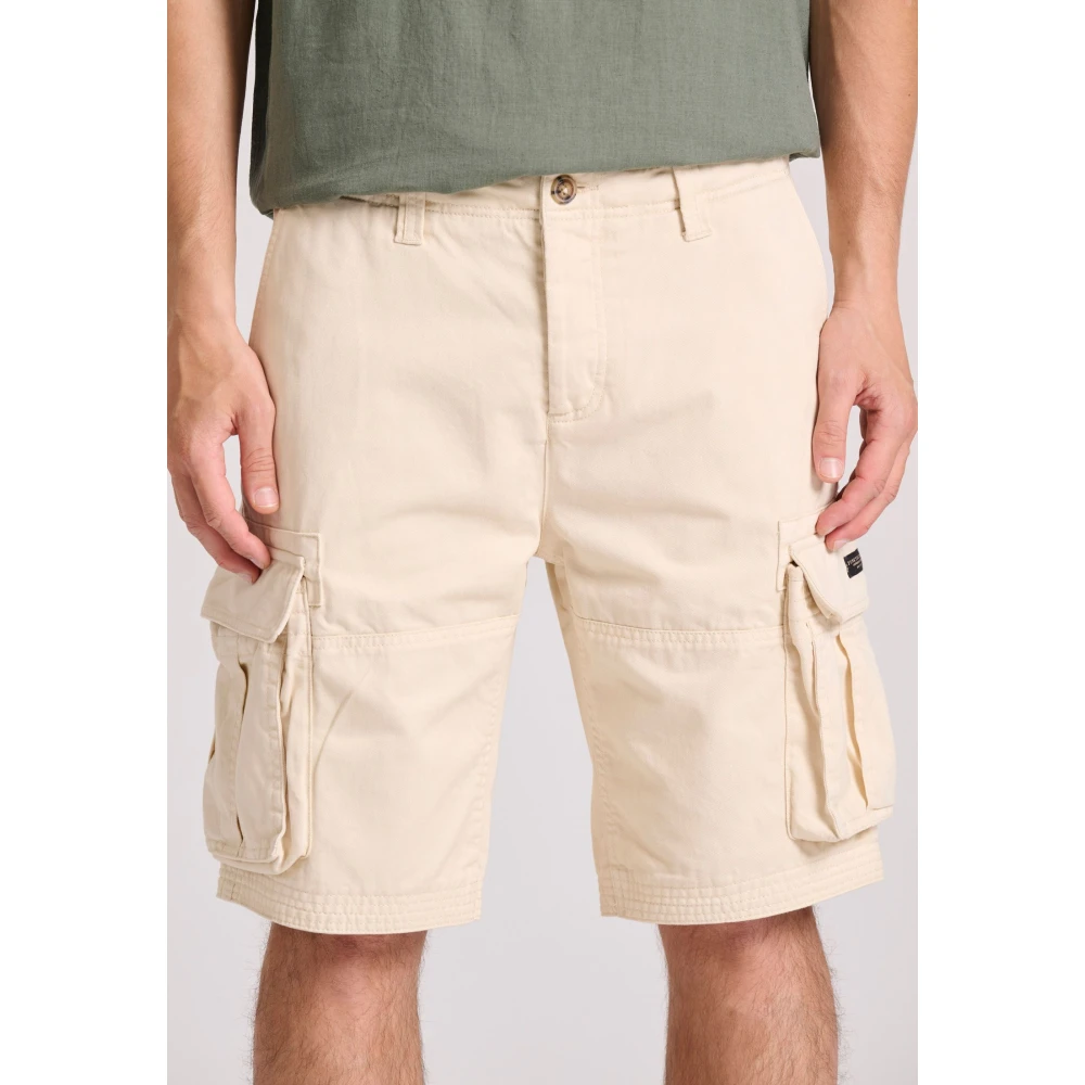 FUNKY BUDDHA Ανδρική Comfort Fit Cargo Βερμούδα FBM009-031-03