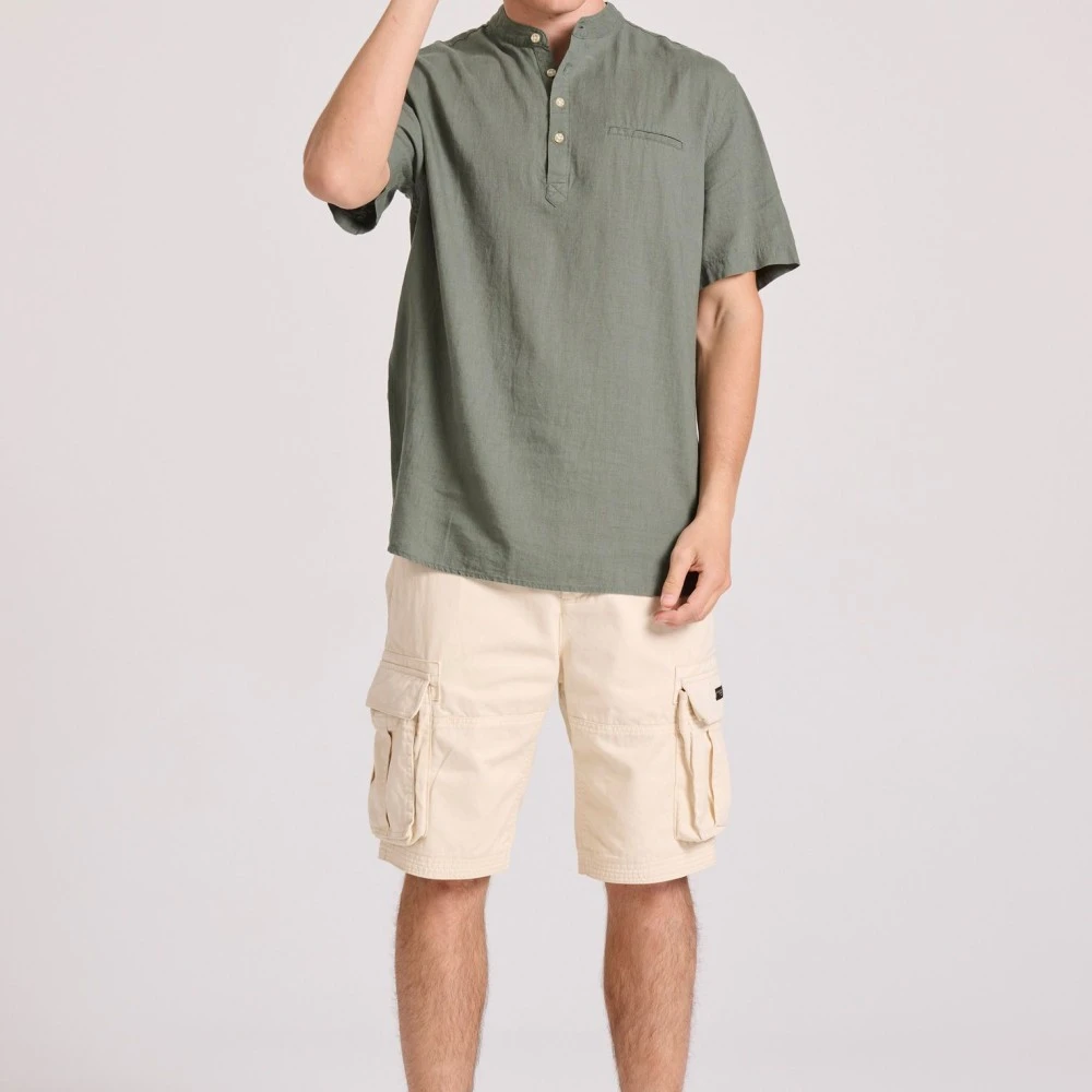 FUNKY BUDDHA Ανδρική Comfort Fit Cargo Βερμούδα FBM009-031-03