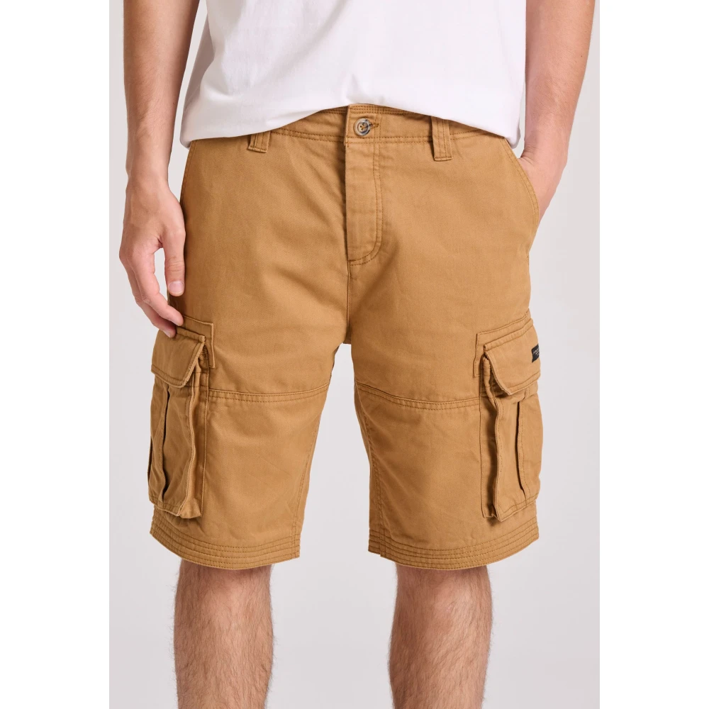 FUNKY BUDDHA Ανδρική Comfort Fit Cargo Βερμούδα FBM009-031-03