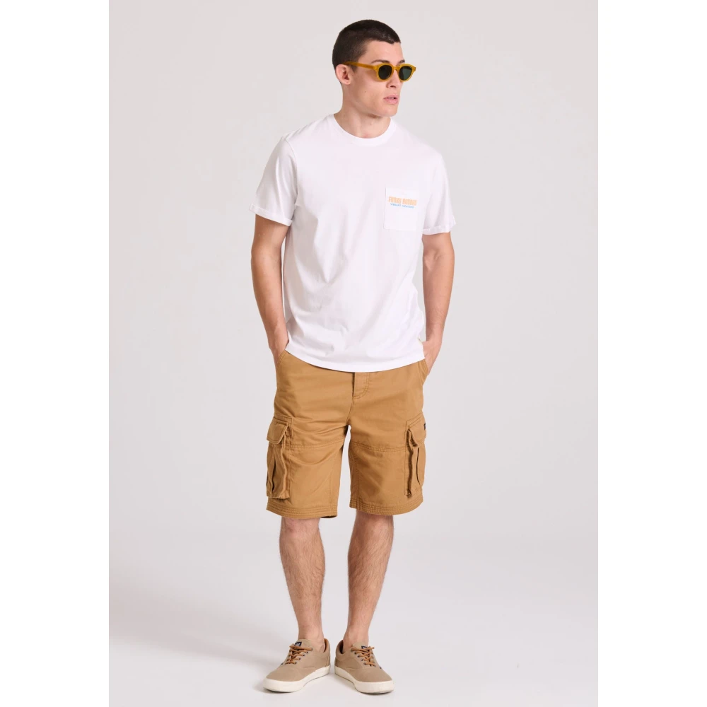 FUNKY BUDDHA Ανδρική Comfort Fit Cargo Βερμούδα FBM009-031-03