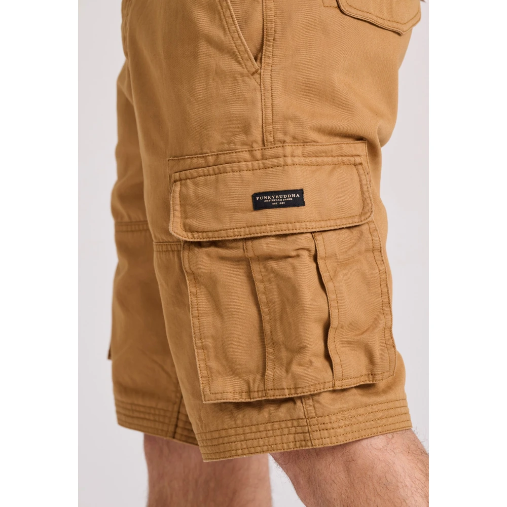 FUNKY BUDDHA Ανδρική Comfort Fit Cargo Βερμούδα FBM009-031-03