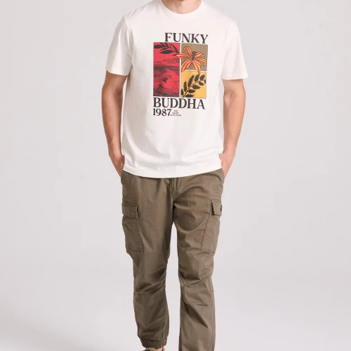 FUNKY BUDDHA Ανδρικό Cargo Παντελόνι FBM009-034-02