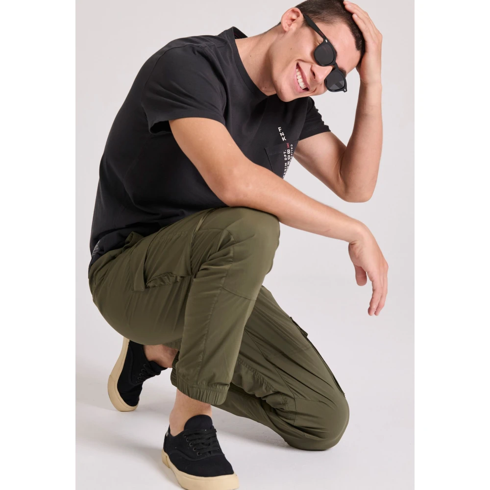 FUNKY BUDDHA Ανδρικό Jogger Cargo Παντελόνι FBM009-038-02