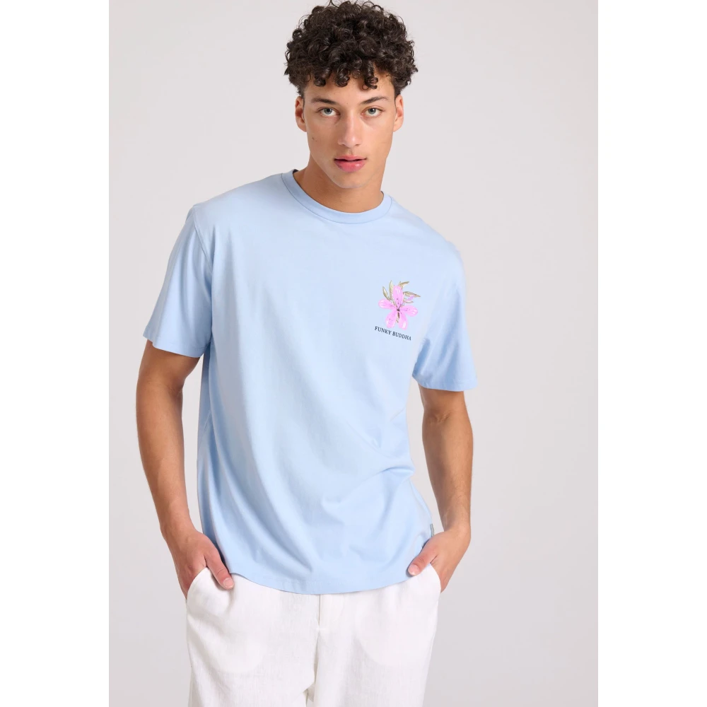 FUNKY BUDDHA Ανδρικό Relaxed Fit T-Shirt FBM009-055-04