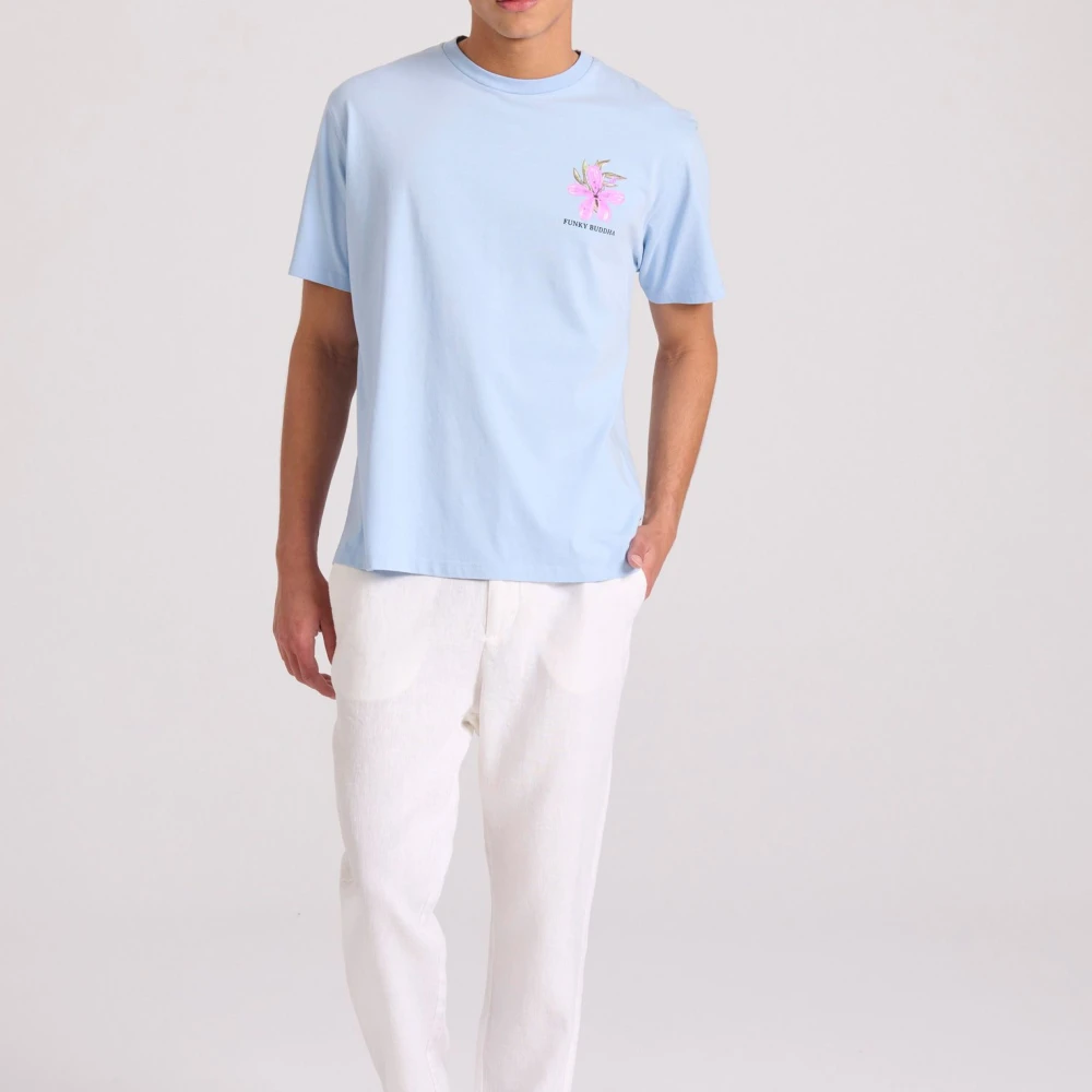 FUNKY BUDDHA Ανδρικό Relaxed Fit T-Shirt FBM009-055-04