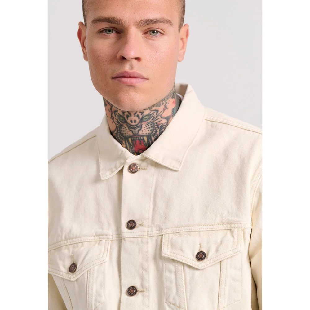 FUNKY BUDDHA Ανδρικό Τζιν Μπουφάν FBM009-071-01