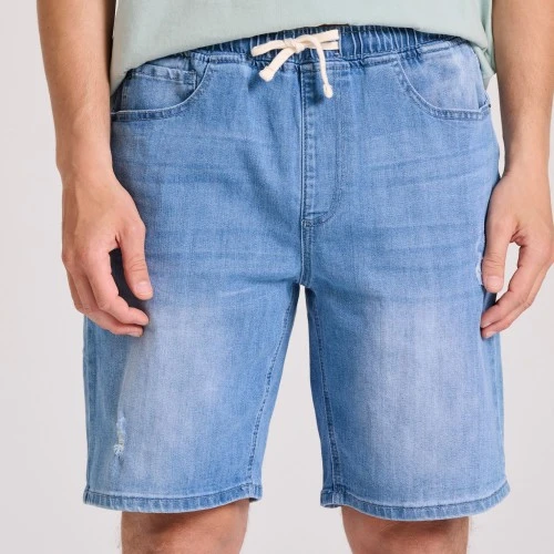 FUNKY BUDDHA Ανδρική Τζιν Βερμούδα FBM009-077-03