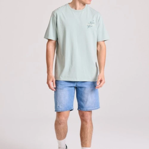 FUNKY BUDDHA Ανδρική Τζιν Βερμούδα FBM009-077-03