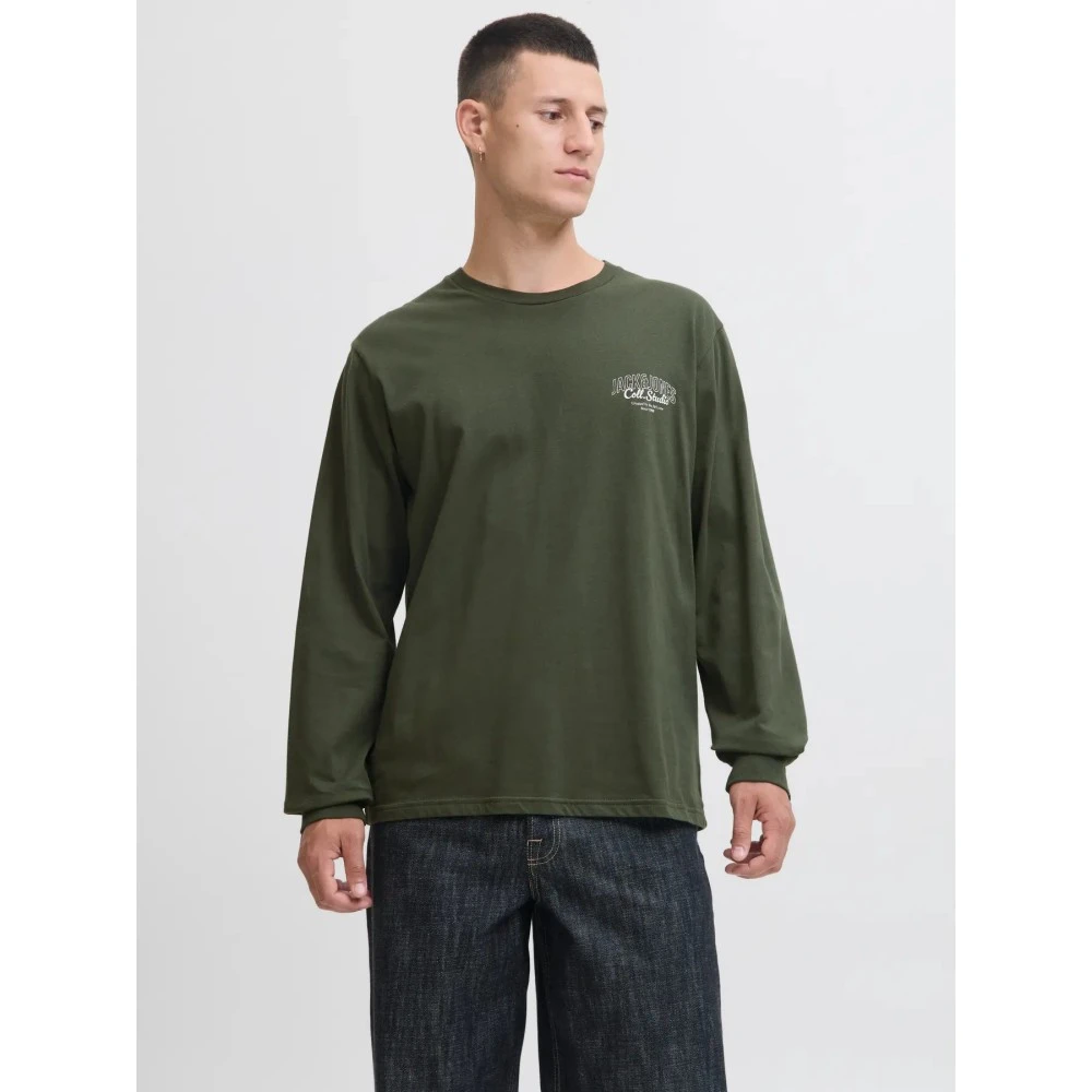 Ανδρικό T-Shirt Με Μακρύ Μανίκι Jack & Jones