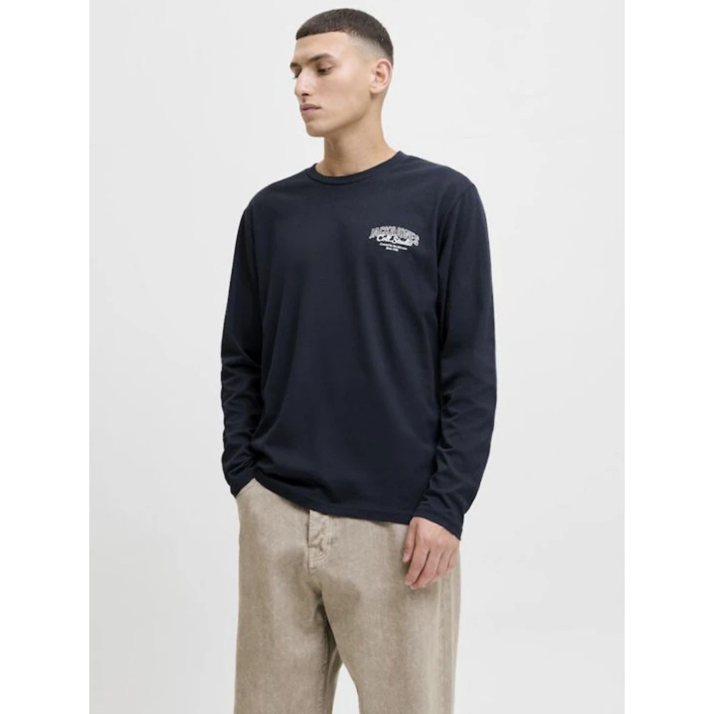 Ανδρικό T-Shirt Με Μακρύ Μανίκι Jack & Jones