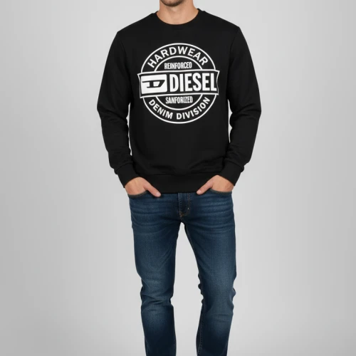 A19704-RJXAN-900 Ανδρική Μπλούζα Φούτερ S-Gir