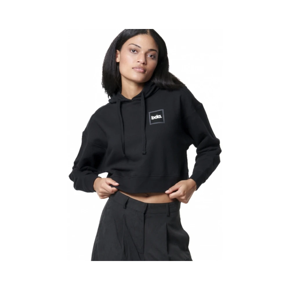 BODY ACTION Γυναικεία Μπλούζα Με Κουκούλα Cropeed 061427-01