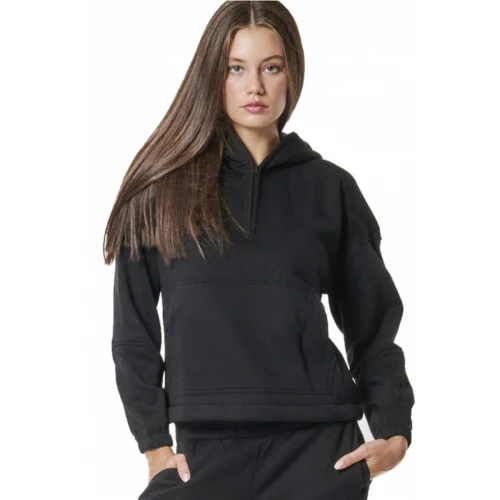 BODY ACTION Γυναικεία Μπλούζα Με Κουκούλα 061432-01