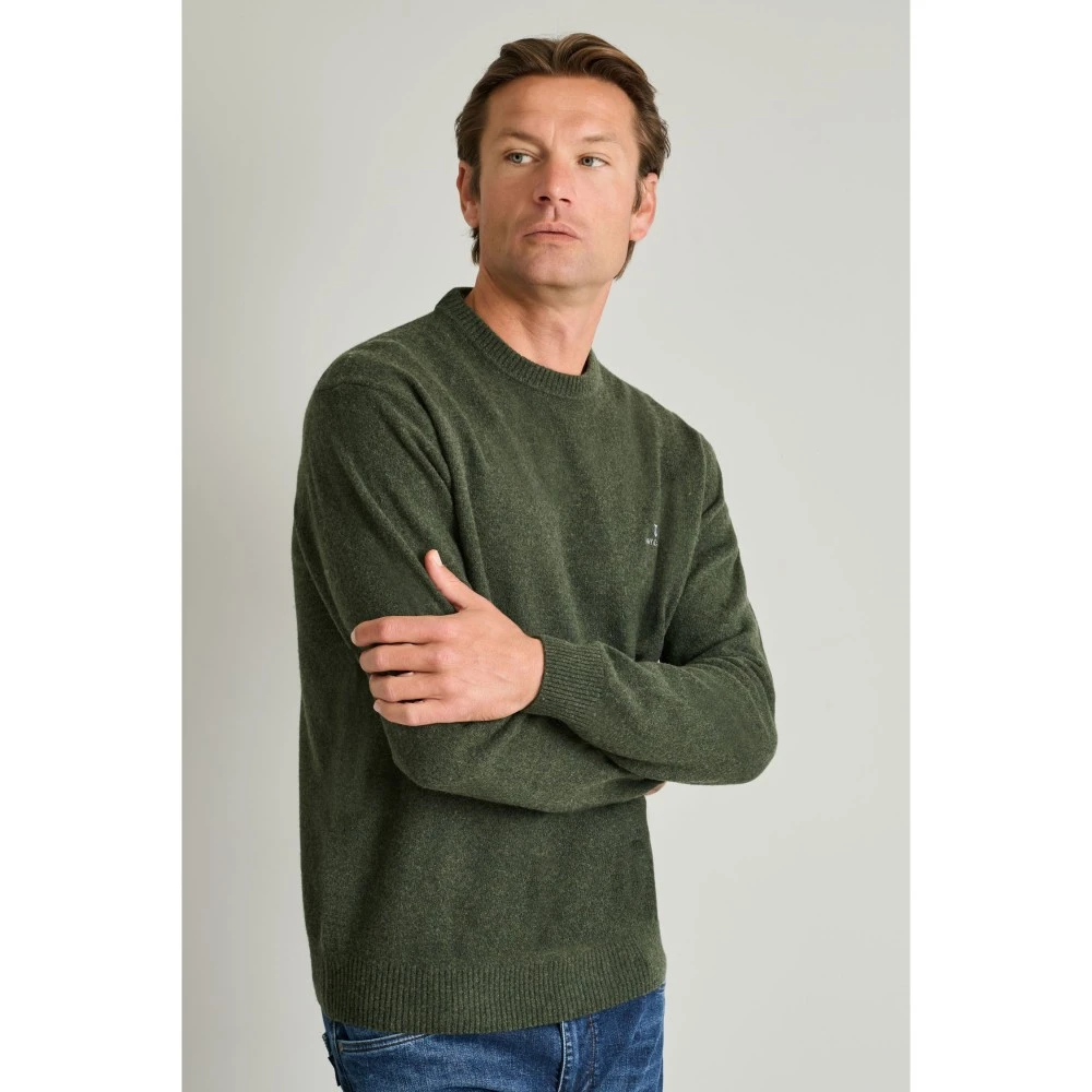 NAVY & GREEN Πλεκτό 24AR.950/P.7 12GG Wool Ανδρικό