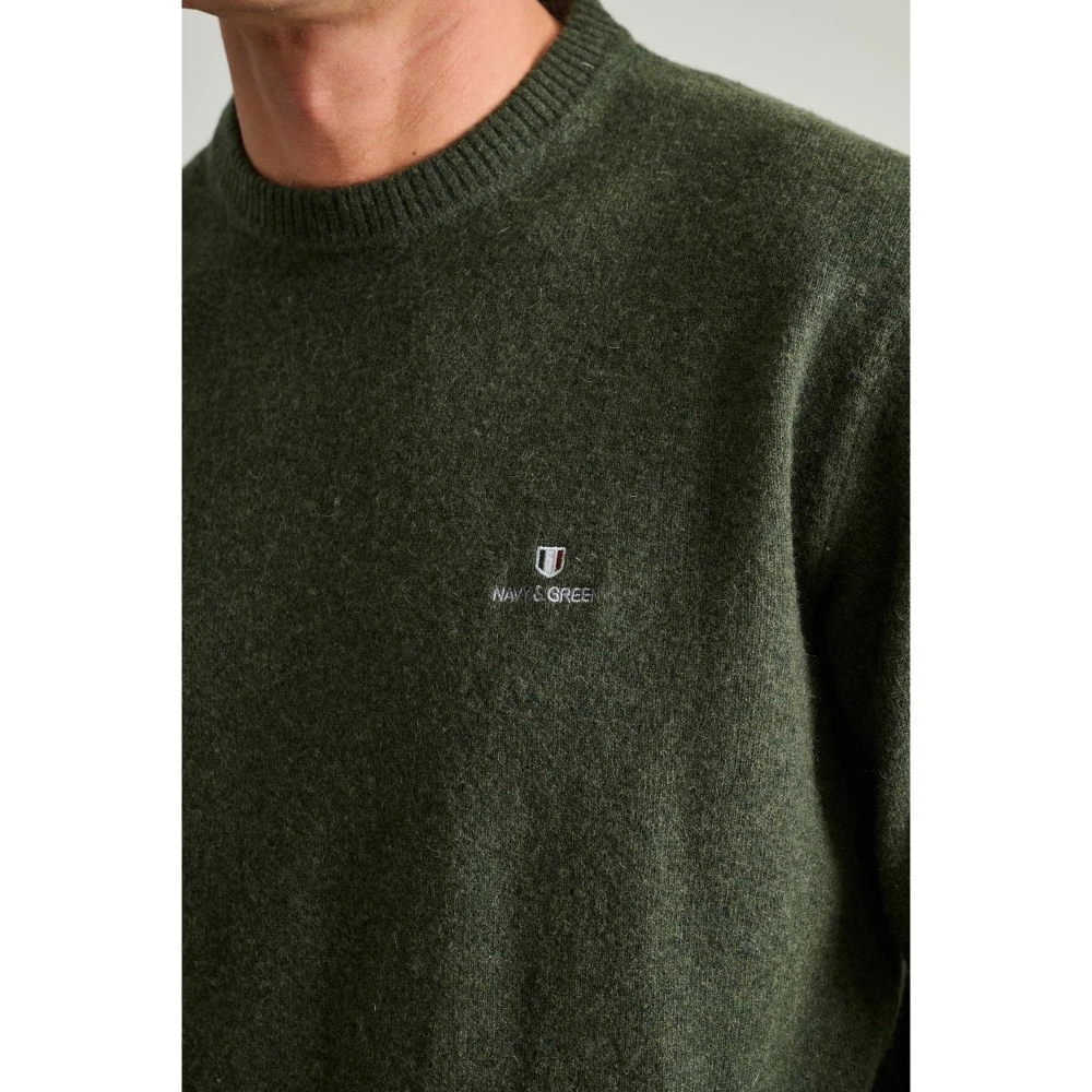 NAVY & GREEN Πλεκτό 24AR.950/P.7 12GG Wool Ανδρικό