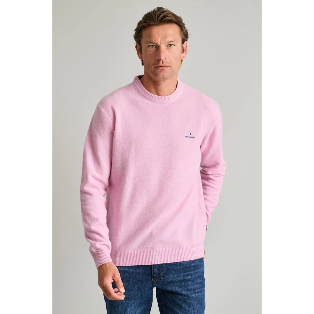 NAVY & GREEN Πλεκτό 24AR.950/P.7 12GG Wool Ανδρικό