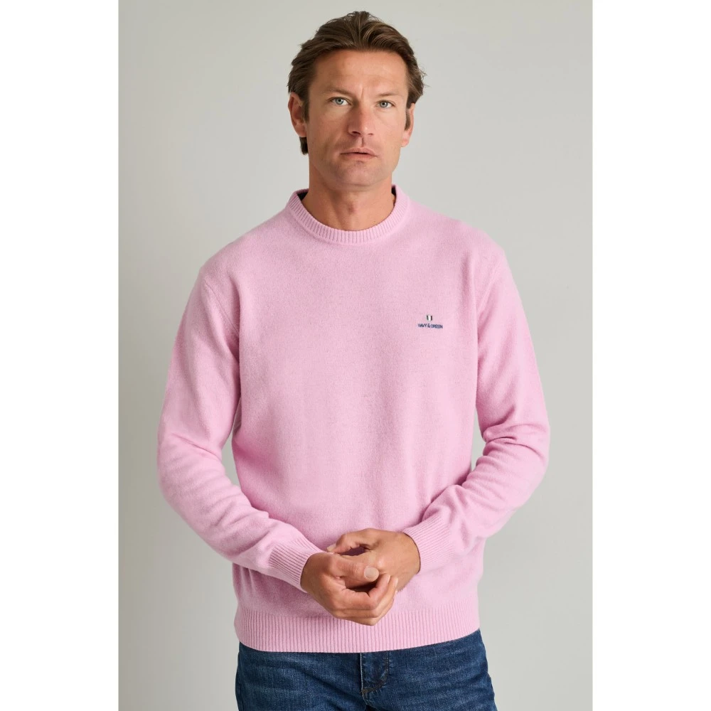 NAVY & GREEN Πλεκτό 24AR.950/P.7 12GG Wool Ανδρικό