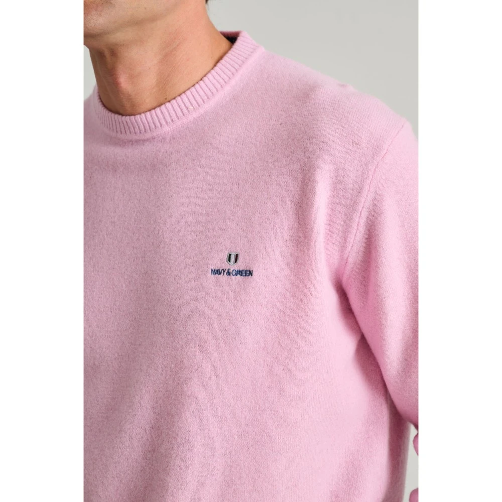 NAVY & GREEN Πλεκτό 24AR.950/P.7 12GG Wool Ανδρικό