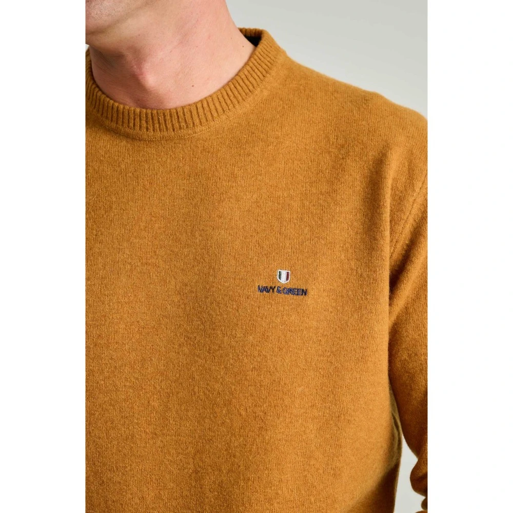 NAVY & GREEN Πλεκτό 24AR.950/P.7 12GG Wool Ανδρικό