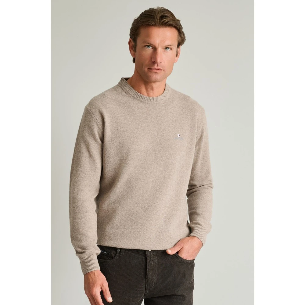 NAVY & GREEN Πλεκτό 24AR.950/P.7 12GG Wool Ανδρικό