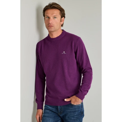 NAVY & GREEN Πλεκτό 24AR.950/P.7 12GG Wool Ανδρικό