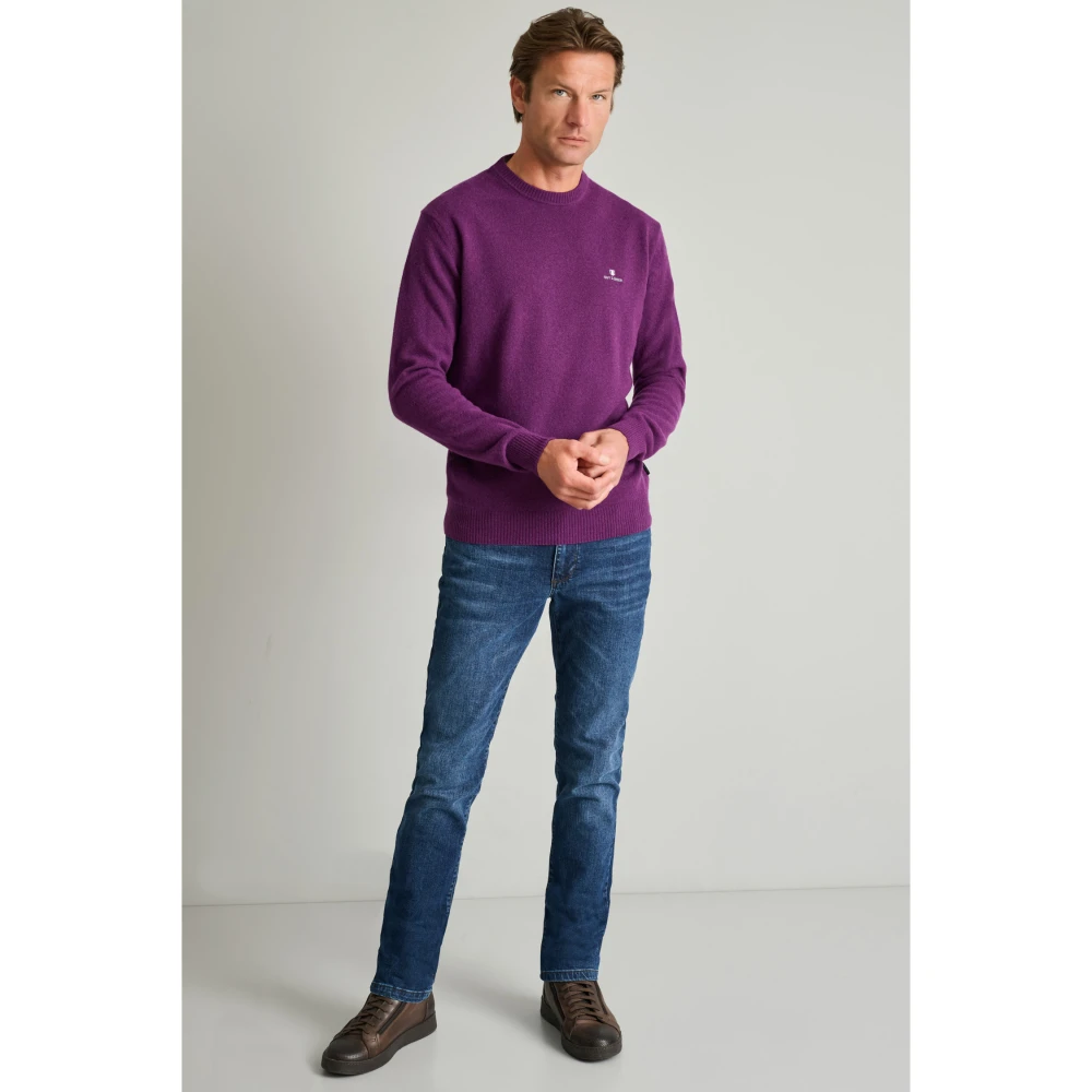 NAVY & GREEN Πλεκτό 24AR.950/P.7 12GG Wool Ανδρικό