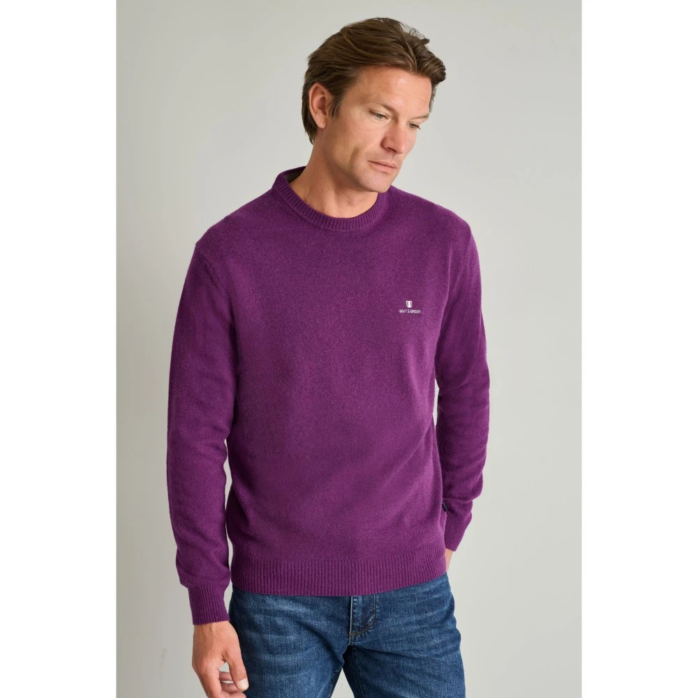 NAVY & GREEN Πλεκτό 24AR.950/P.7 12GG Wool Ανδρικό