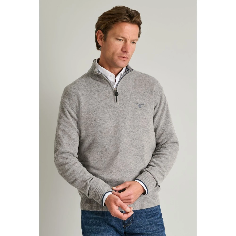 NAVY & GREEN Πλεκτό 24AR.958/LZ.3 12GG Wool Ανδρικό