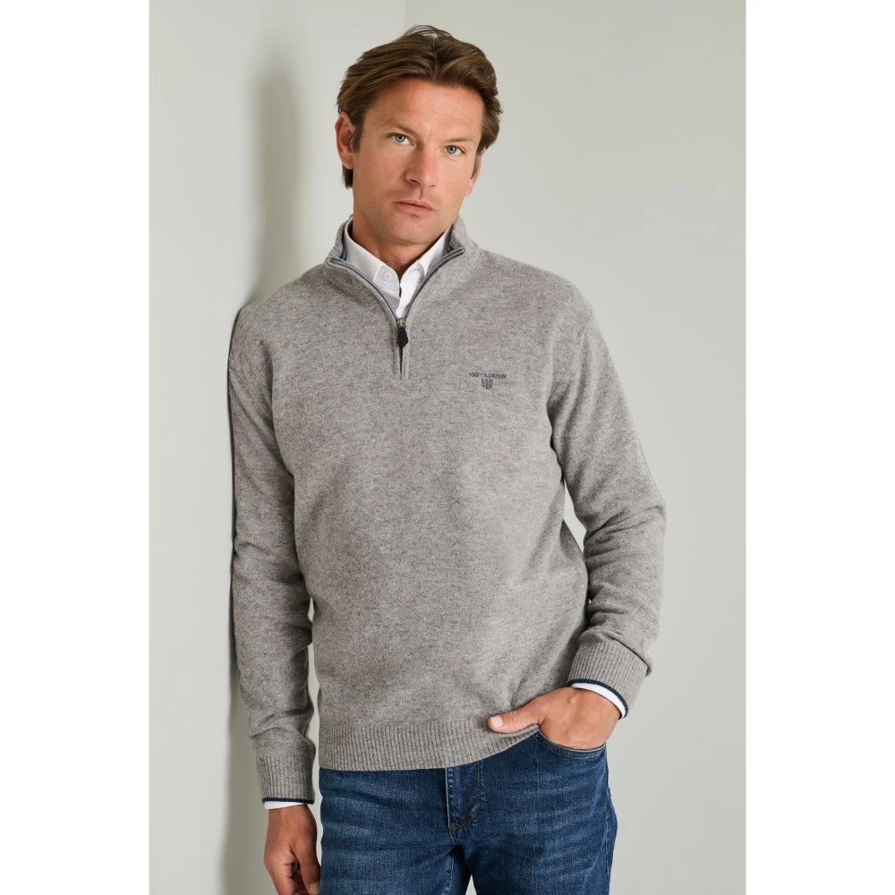 NAVY & GREEN Πλεκτό 24AR.958/LZ.3 12GG Wool Ανδρικό