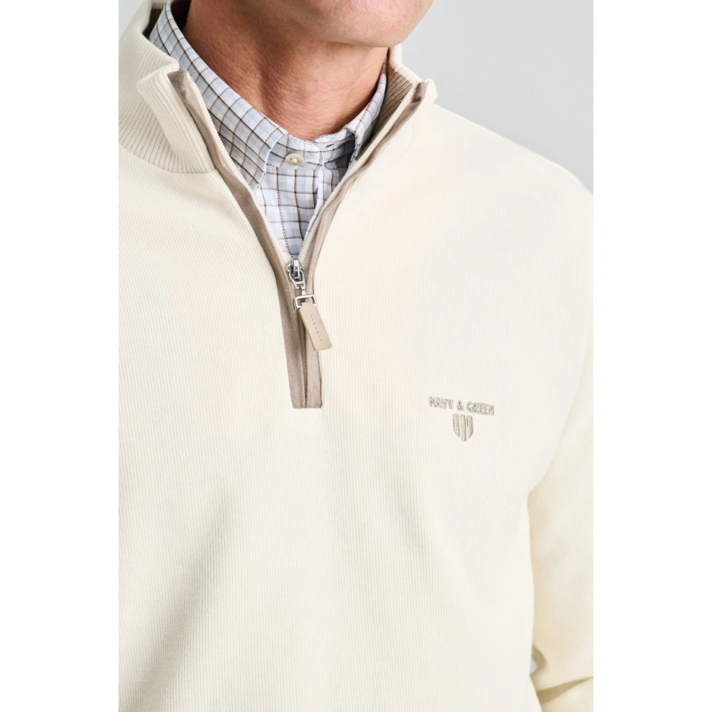 NAVY & GREEN Φούτερ Φέλπα Γιλέκο Ανδρικό 24EY.005/LZ.1