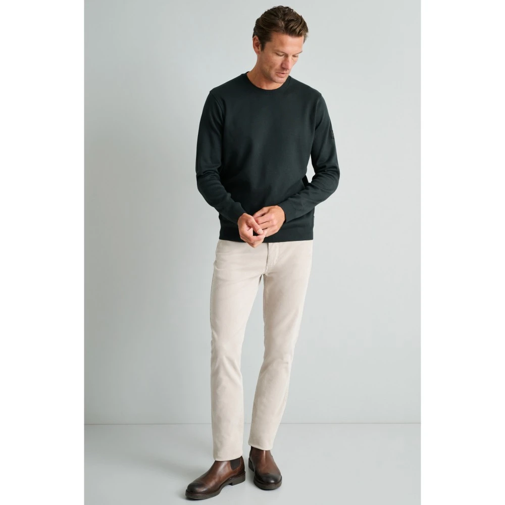 NAVY & GREEN Πλεκτό 24EY.019/R 12GG Βαμβακερό Ανδρικό