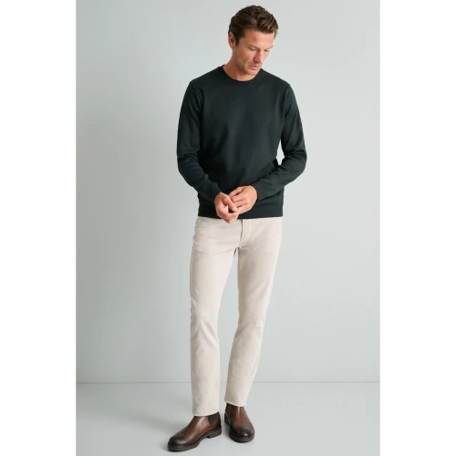 NAVY & GREEN Πλεκτό 24EY.019/R 12GG Βαμβακερό Ανδρικό