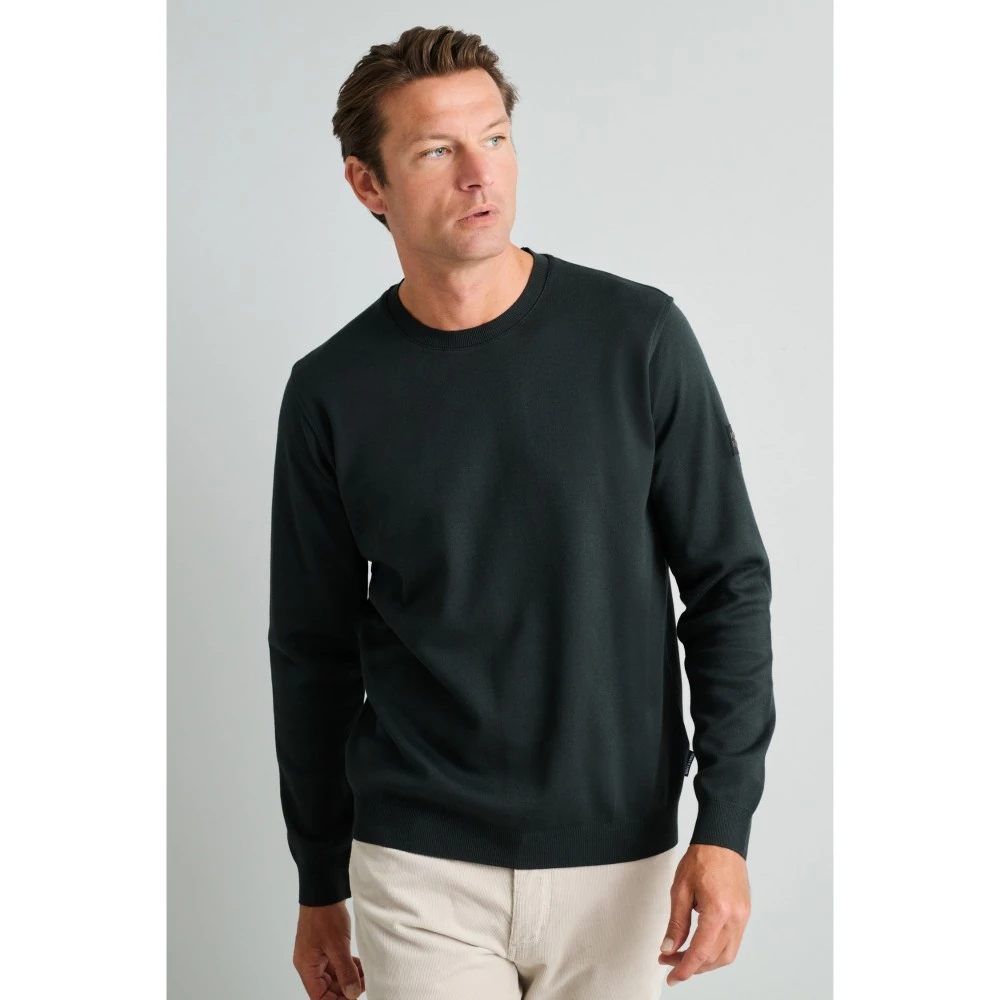 NAVY & GREEN Πλεκτό 24EY.019/R 12GG Βαμβακερό Ανδρικό