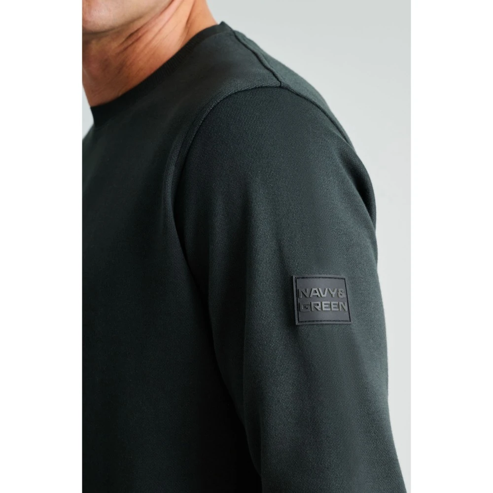 NAVY & GREEN Πλεκτό 24EY.019/R 12GG Βαμβακερό Ανδρικό